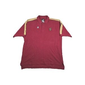 San Francisco 49ers Puma NFL Men's Size‎ XL Red Gold Polo Shirt NWOT